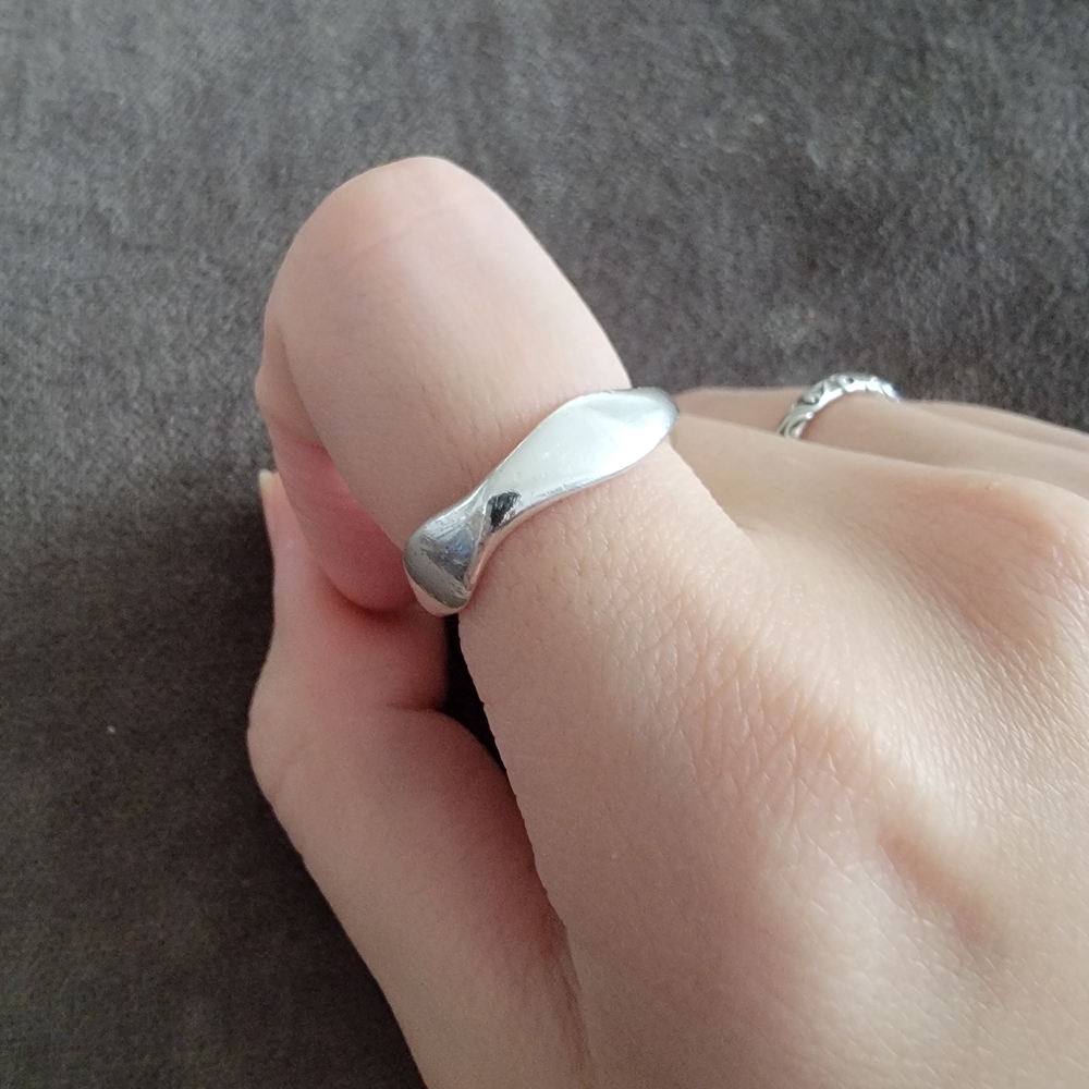 Pandora "Liquid/Wave" Sterling Silver Ring